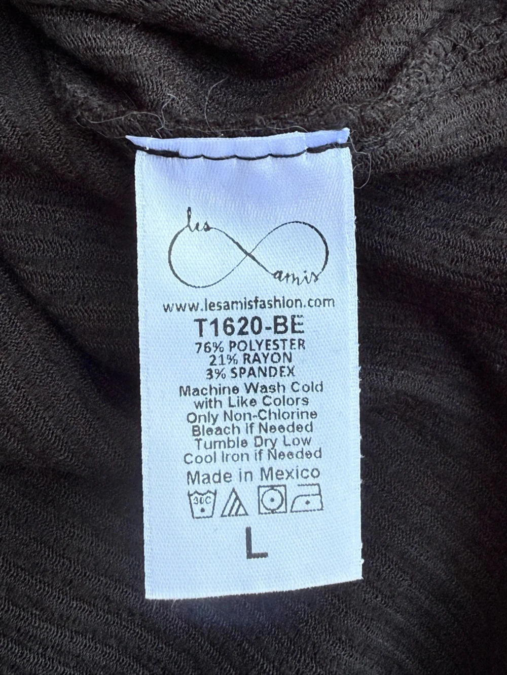 Heavily Ribbed Tunic Shacket - Black - Picture 8 of 9
